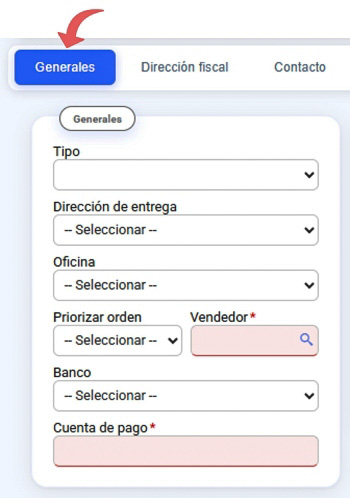 alta clientes