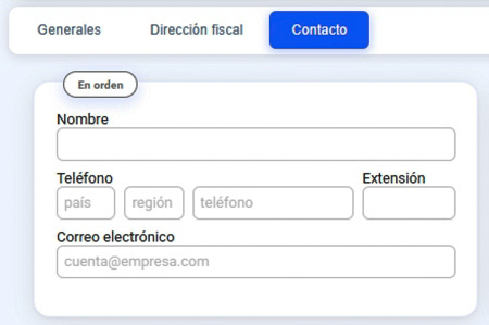 alta proveedores