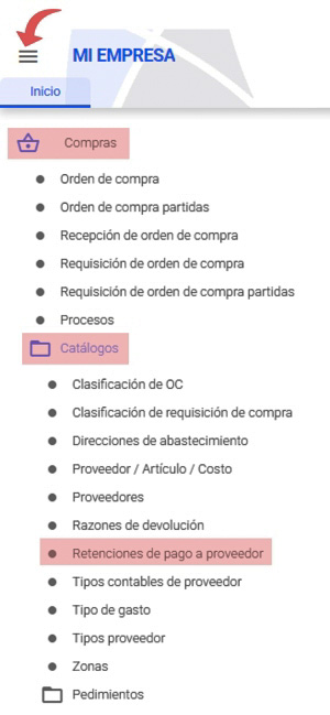 retenciones pago a proveedor