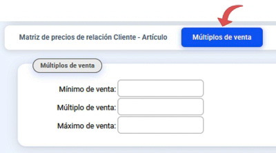 relación Cliente - Artículo - Precio