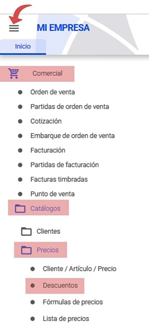 ruta descuentos