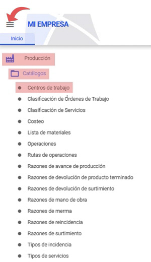 centros de trabajo