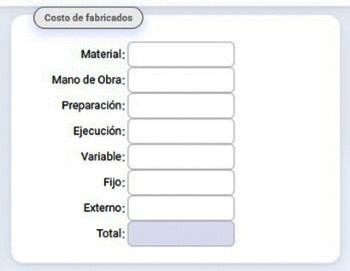 alta costeo