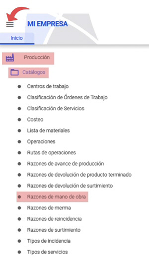 razones de mano de obra