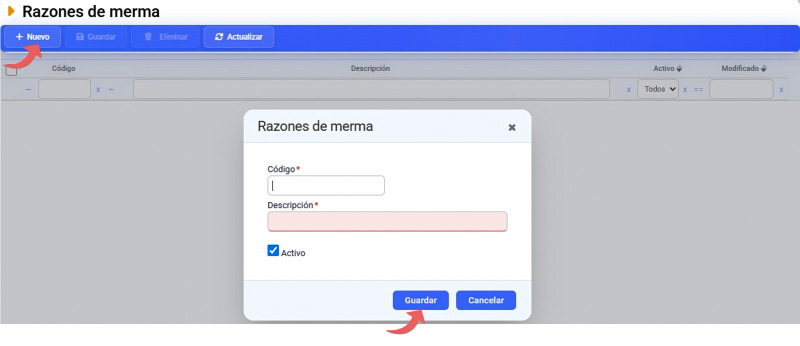 razones de merma
