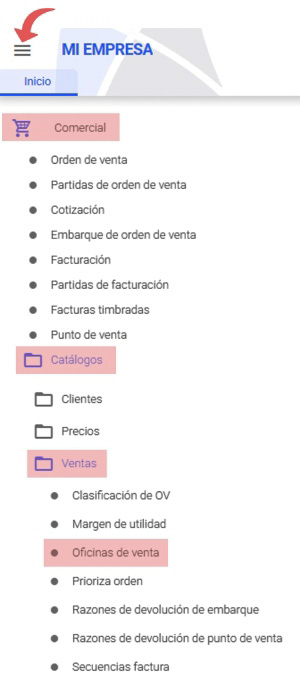 oficinas de venta
