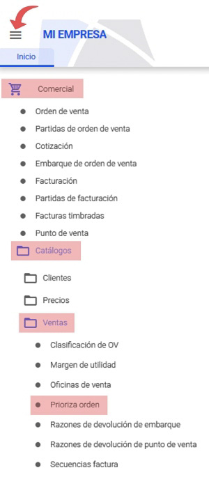 prioriza orden