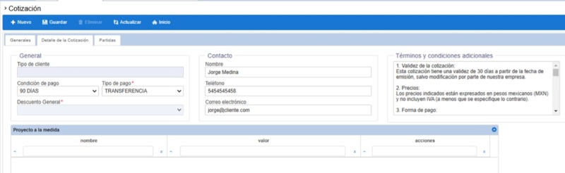 Clasificación Detalle