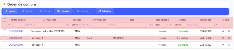 buscar orden de compra